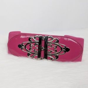 Pink and Silver Waist Belt